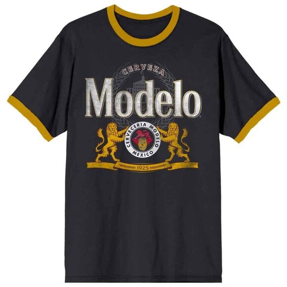 Modelo Vintage Ringer Unisex T-Shirt Sz XXL - Picture 1 of 3